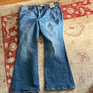 NWT Madewell Skinny Flare. Size 32 Petite